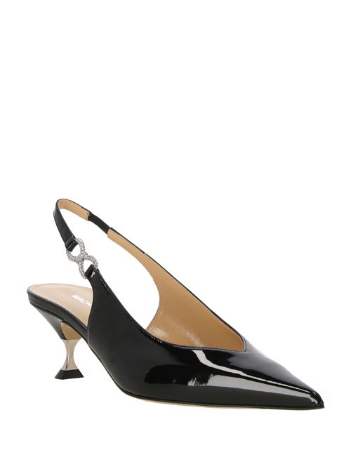 Black calf leather patent pump MACH & MACH | PF24-S0738-55-PAT-BLKBLACK